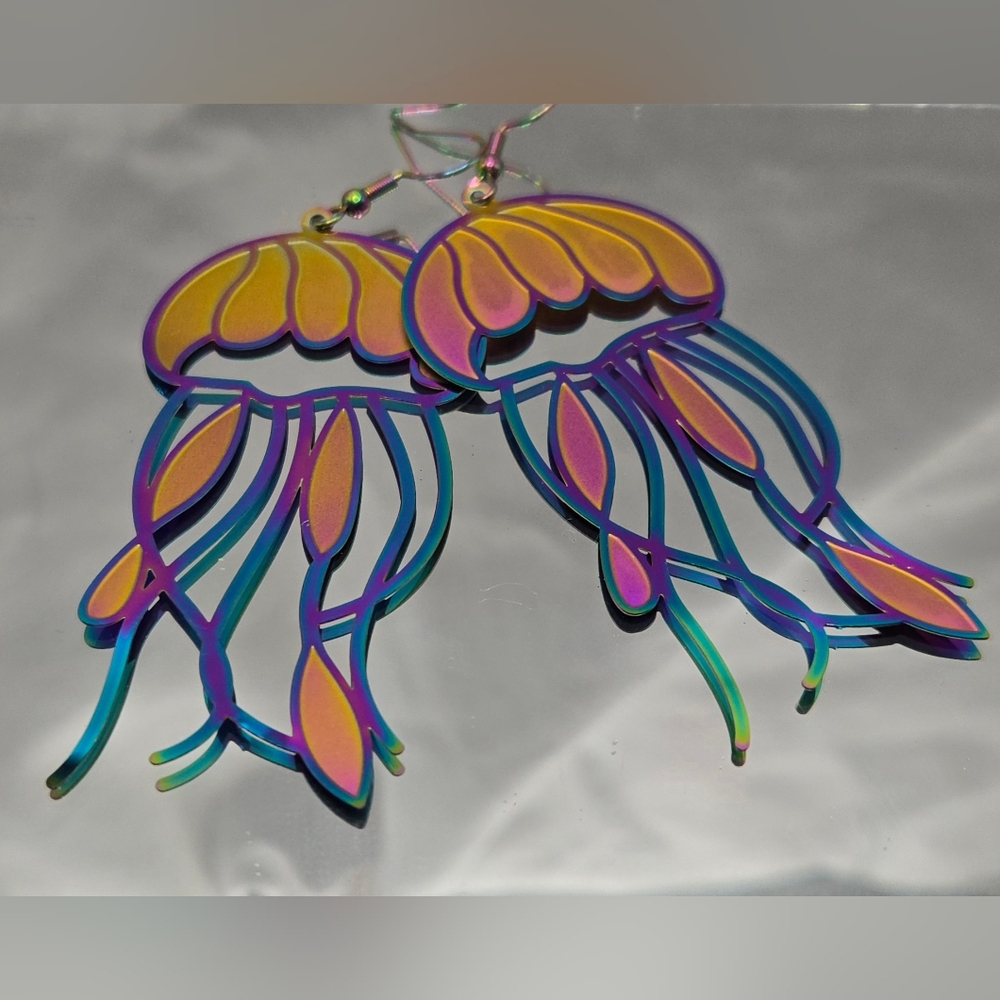 Colorful Jellyfish Earrings